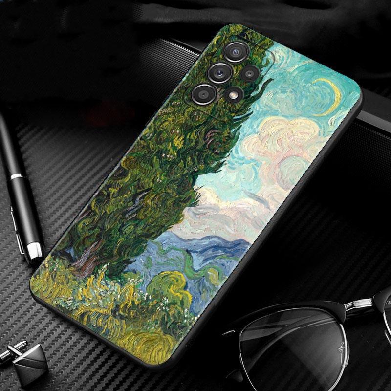 Retro Painting Art Van Gogh Case For Samsung Galaxy A51 A71 A41 A31 A13 A11 A01 A72 A52 A42 A32 A22 A52s A21s A02s A03 A12 A02