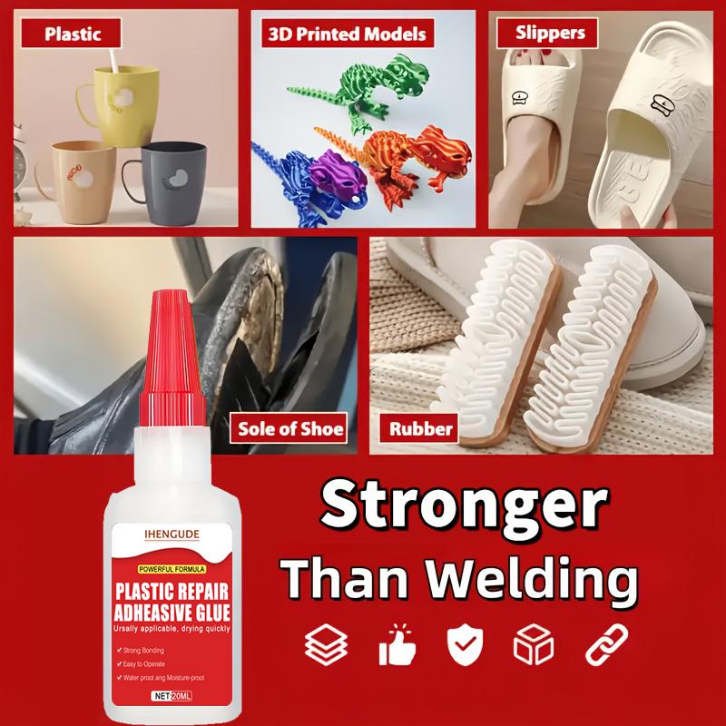 Rubber Glue, Super Strong Adhesive, Cures In 10 Seconds, Used for Tire Repair, Wood, Rubber, Metal, and Glass Repair