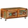 Vidaxl Coffee Table, 85X55X40 Cm, Solid Reclaimed Wood