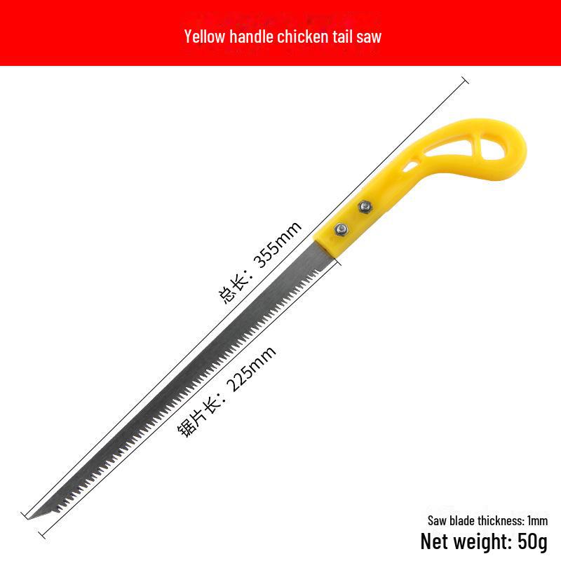 Phoenix Tail Mini Hand Saw - SK4 Steel, Gypsum Board, Pruning & Fast Logging Saw