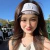 Casual Sports Mesh Cap With Curved Brim And Sunblock For Outdoor Activities