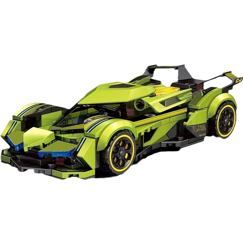Seria de mașini sport mașină asamblare blocuri de construcție kituri curse vehicul model cărămizi copii jucării pentru băieți cadou de Crăciun
