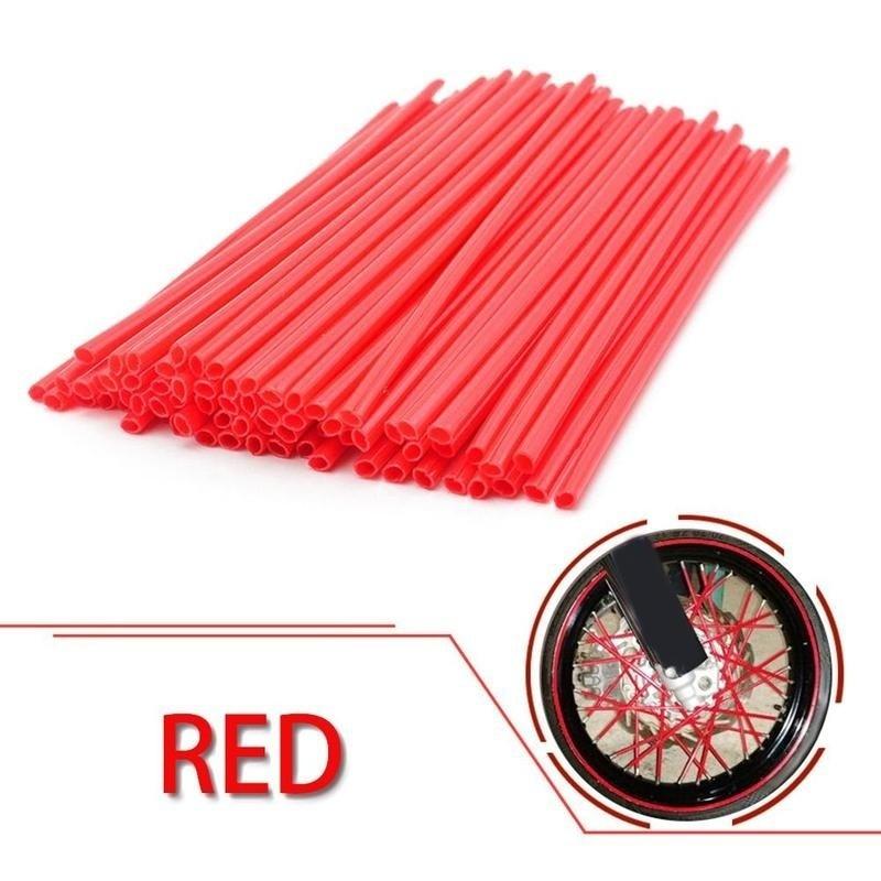 72 Pcs For Motocross Dirt Bike Spokecoats Enduro Wheel RIM SPOKE SKINS COVERS WRAPS COATSXR CRFCR KT