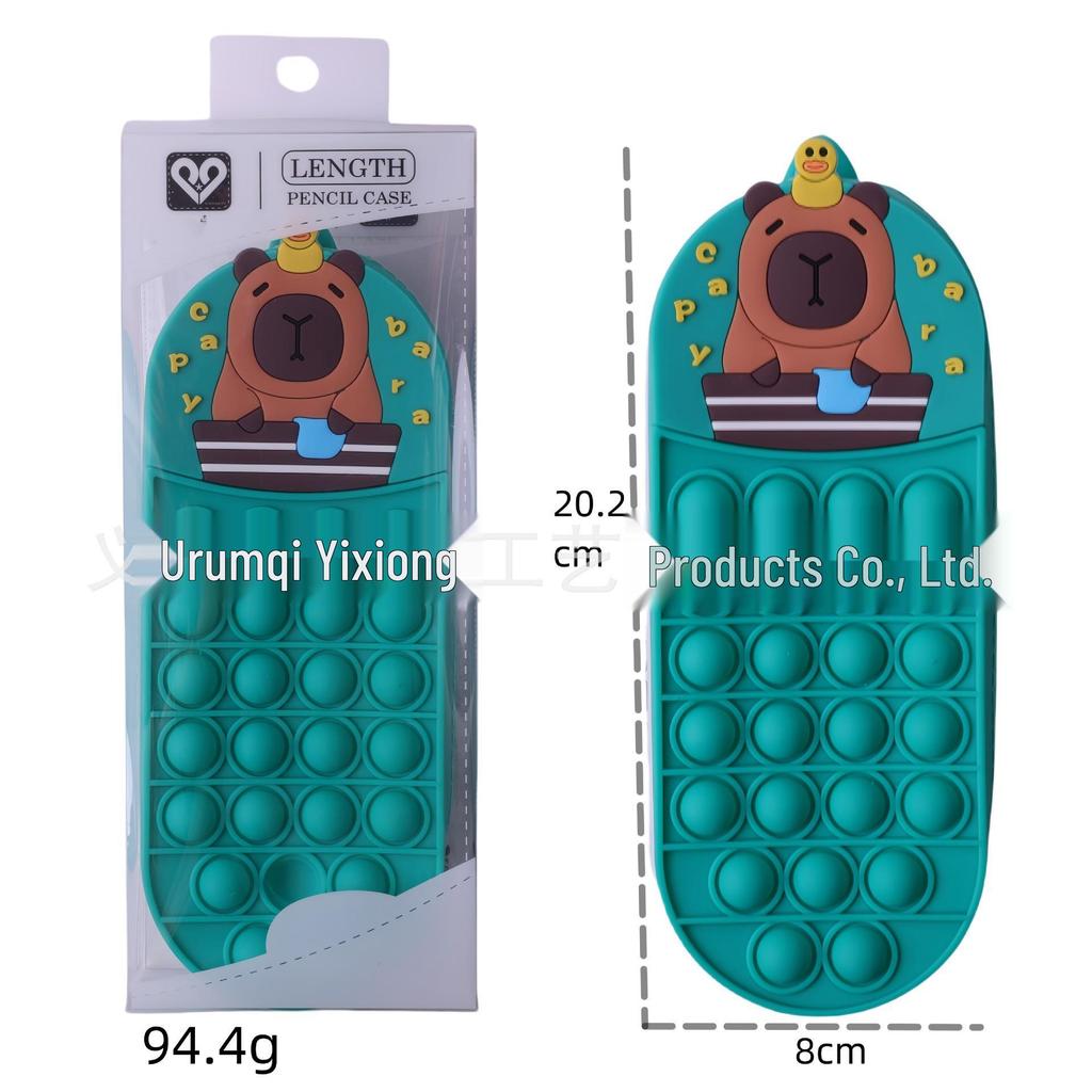 Creative Large Capacity Waterproof Silicone Pencil Case and Stationery Organizer