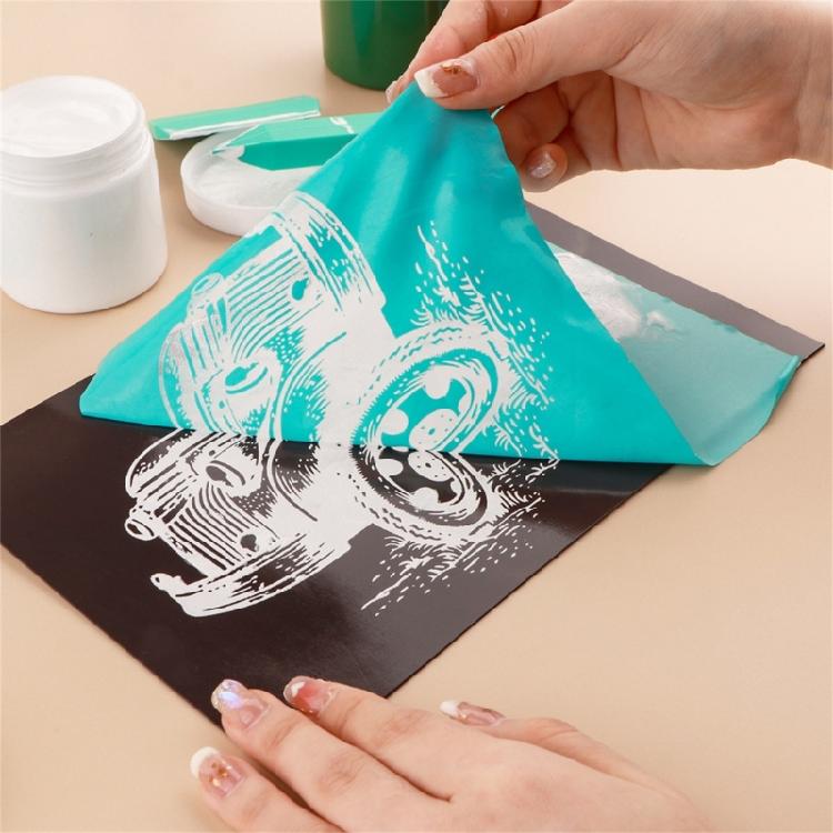 Self-Adhesive Silk Screen Stencil Reusable Mesh Transfer Printing Earring Clay