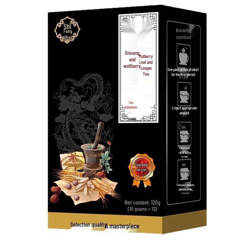 Женьшень Ягоды Годжи Шелковица Лонган Пять Сокровищ Мужское Здоровье Чайные Пакетики