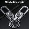Metalowy stop Brelok Uchwyt na Klucze z Logo Samochodowym do RALLIART Colt ASX Lancer L200 Pajero Outlander Eclipse Brelok Wisiorek