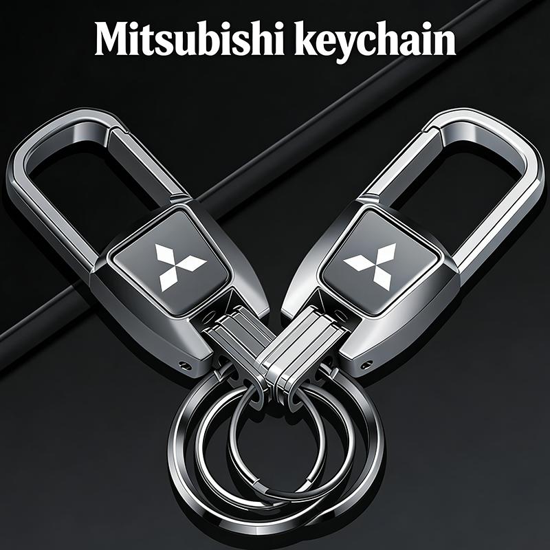 Metalowy Stop Brelok Uchwyt na Logo Samochodowe do Mitsubishi RALLIART Colt ASX Lancer L200 Pajero Outlander Eclipse Breloczek Wisiorek TX1