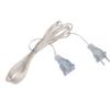 3 m EU US Plug Power Extension Cord 220V Transparent Cable For LED Fairy Lights Garland Holiday String Lights Multipurpose