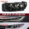 Compatible Rear Cover for BYD Qin EV (19-20 Models) Headlight Base - High/Low Configuration