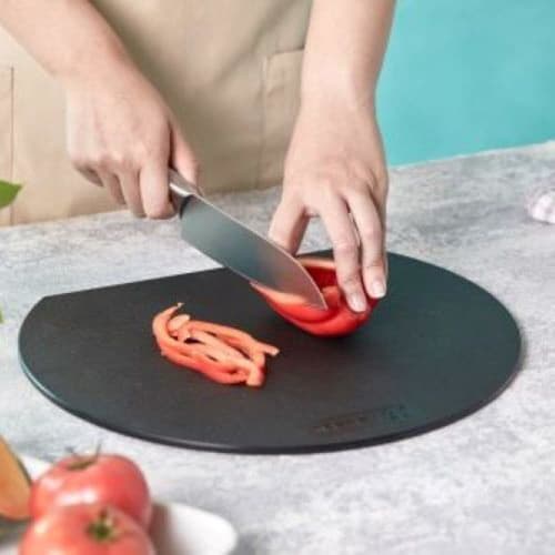 Advanced Door HANAKO Elastomer Cutting Board, Black