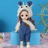 17CM mini pohyblivá 13kloubová panenka Dívčí hračka 3D Big Eyes BJD Princess Kompletní oblečení Kolekce šatů Dětská panenka Dárek
