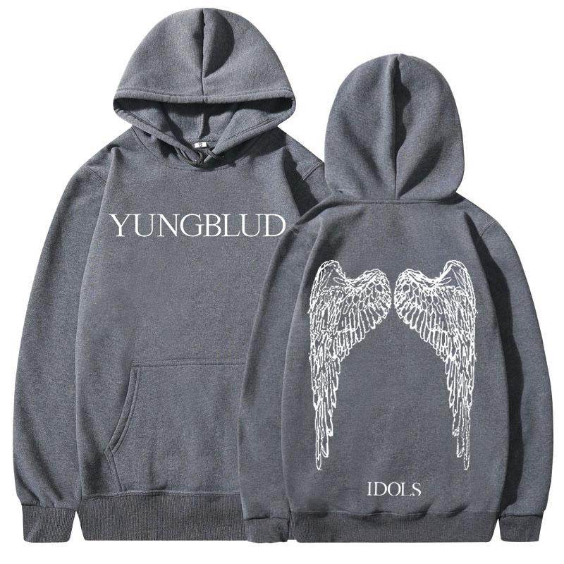 

Yungblud IDOLS Wings Альбомний Тур 2025 Худі Чоловіки Жінки Вінтаж Мода Худі З капюшоном Хіп-хоп Оверсайз Пуловери Вуличний Стиль 2XL