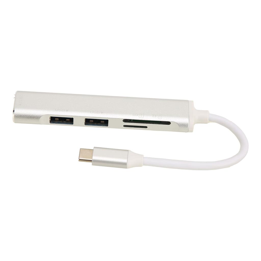 USB 3.0 Hub 5 in 1 USB Port Expander Multifunctional USB Splitter with USB Memory Card Storage Card Interface for PCs