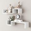 Wall-Mounted Shelves For Living Room And Bedroom, Featuring Simple, Freely Combinable, And Creative Grid Designs