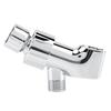 Chrome Plating 3-Way Shower Head Diverter Shower Arm Mounted Bracket Bathroom Accessories