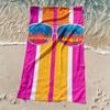 Extra Large Soft Luxury Oversized Beach Towel | Microfiber Polyester, Pattern, Fabric, Strong Wrapping Properties, Perfect For O