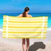 1pc Ultra Fine Fiber Large Beach Towel, Suitable for Camping, Beach, Surfing, Swimming Essential Multifunctional Beach Towel