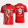 2026 Norway No 9 Fan Commemorative Football Jersey Summer Sports Men Women T Shirt Casual Training Tee Top