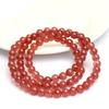 Hongchu Crystal Natural Starlight Strawberry Quartz Bead Bracelet Starlight Strawberry Crystal Multi-loop Bracelet
