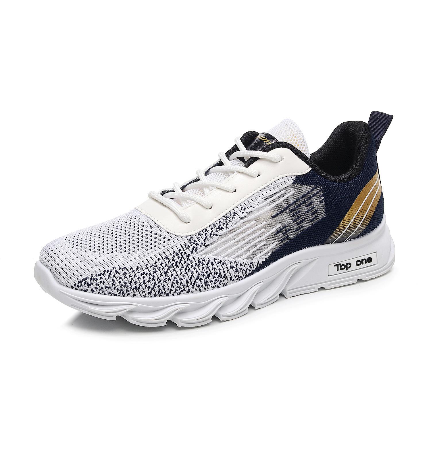 

Мужская повседневная обувь Flywoven Mesh Кроссовки Дышащие модные мужские вулканизированные туфли Мужские мягкие кроссовки Летняя повседневная спортивная обувь 44