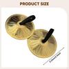 2 Finger Cymbals, Belly Dance Percussion Instrument, Brass Bell, Musical Accessory, Metal Material,