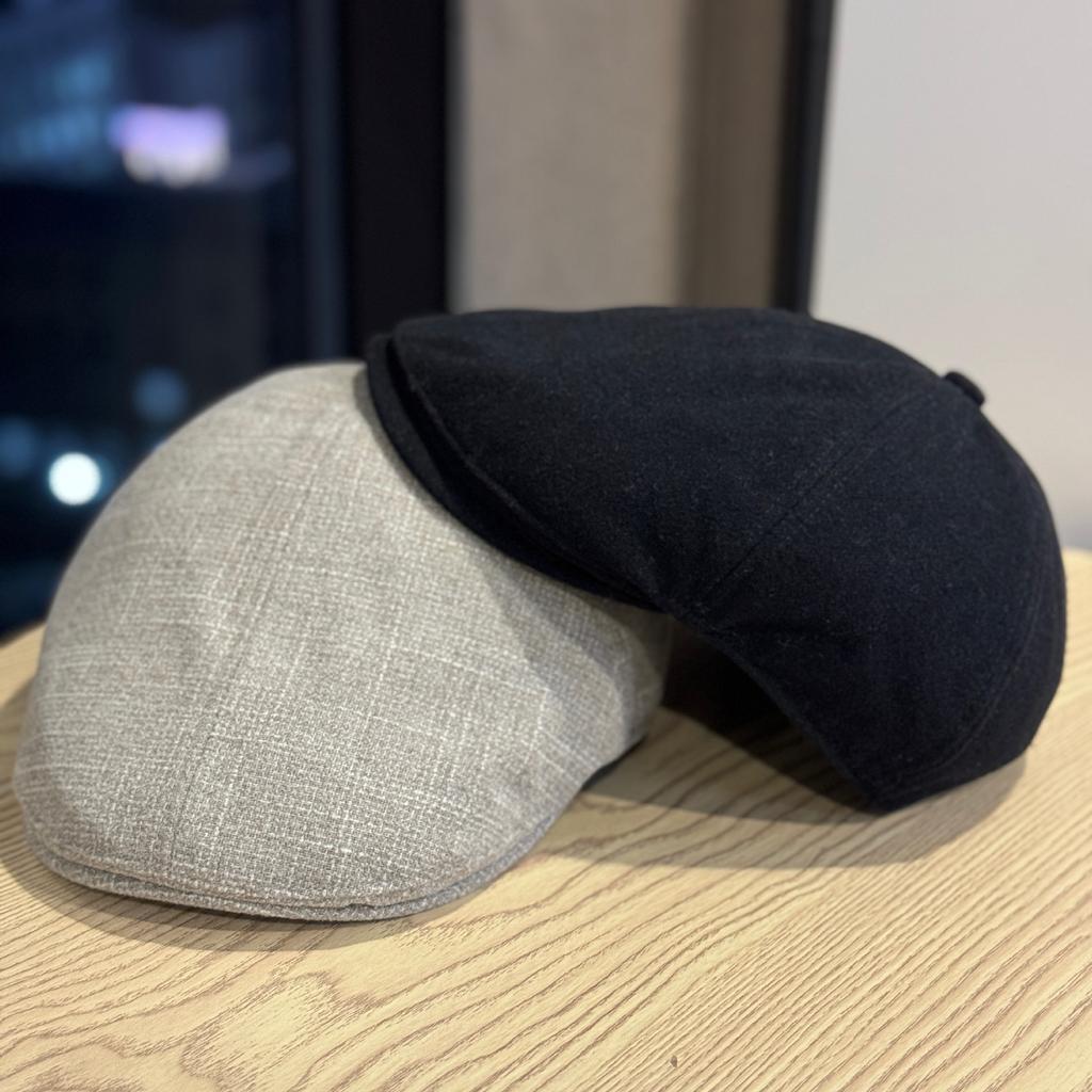 Retro Progressive Hat for Women in Spring and Autumn Versatile Face-showing Small Cap Fashionable and Casual Painter's Hat