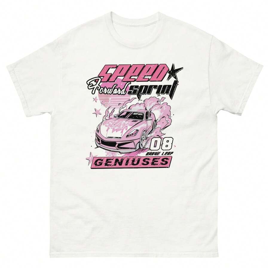 Speed Forward T-Shirt | JDM Drift Aesthetic | Y2K Racing Vibes S разноцветный
