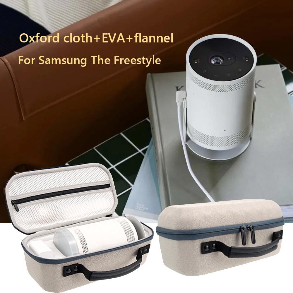 Portable Carrying Case Projection Bag for Samsung TheFreestyle Multifunctional Zipper Projector Carrying Case Thickened Mesh Bag