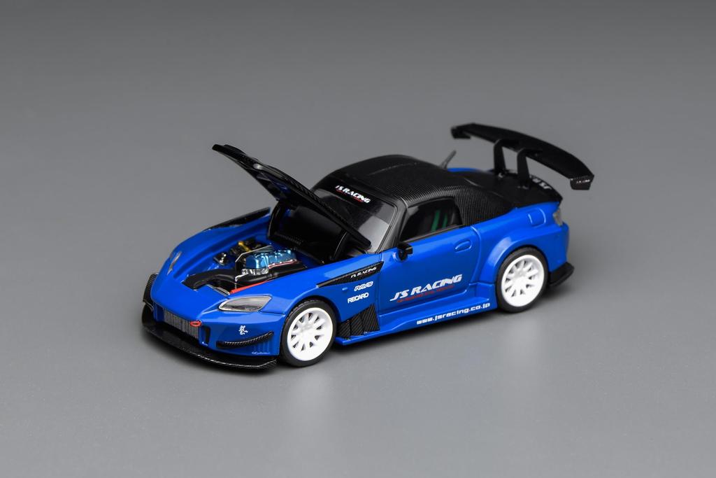 Freestyle MOTORHELIX Honda S2000 J's Racing Apex Blue Pearl Finished Model M65152 1/64