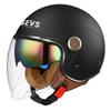 Lightweight Vintage Motorcycle Helmet With Dual Visor Motorbike Riding 3/4 Open Half Helmet Retro Casco Moto 3C & Dot