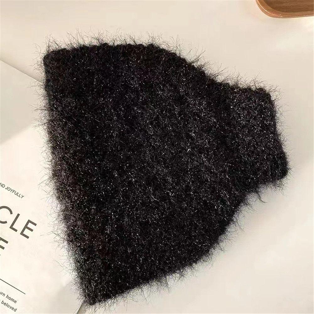 Soft Knitted Ear Muffs Stretch Postpartum Hat Fashion Head Wraps  for Women Girls