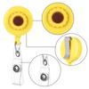 Practical Flower Fruit Doctor Nurse Clip Retractable Keychain ID Card Badge Holder Badge Reel Clip