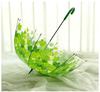 Arched Long Handle Transparent Umbrella Female Net Red Transparent Umbrella Straight Umbrella