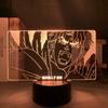 JoJo Bizarre Adventure Night Light JOJO Jolyne Figure Color Changing Lamp Cool Gift for Anime Fans