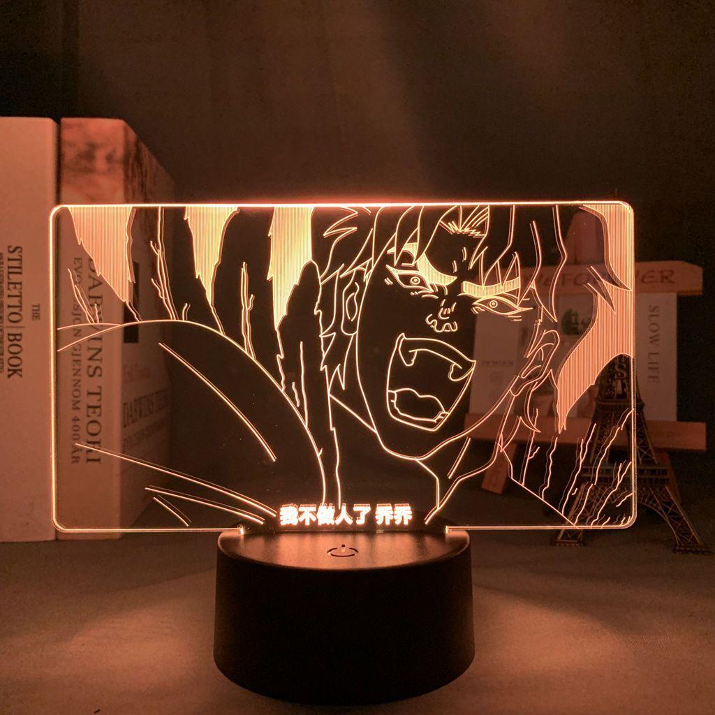 JoJo Bizarre Adventure Night Light JOJO Jolyne Figure Color Changing Lamp Cool Gift for Anime Fans