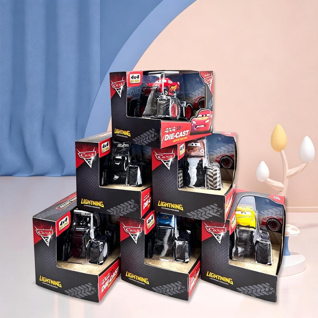 Q Edition Mini Car Children's Toy Collectible Gift Color Box