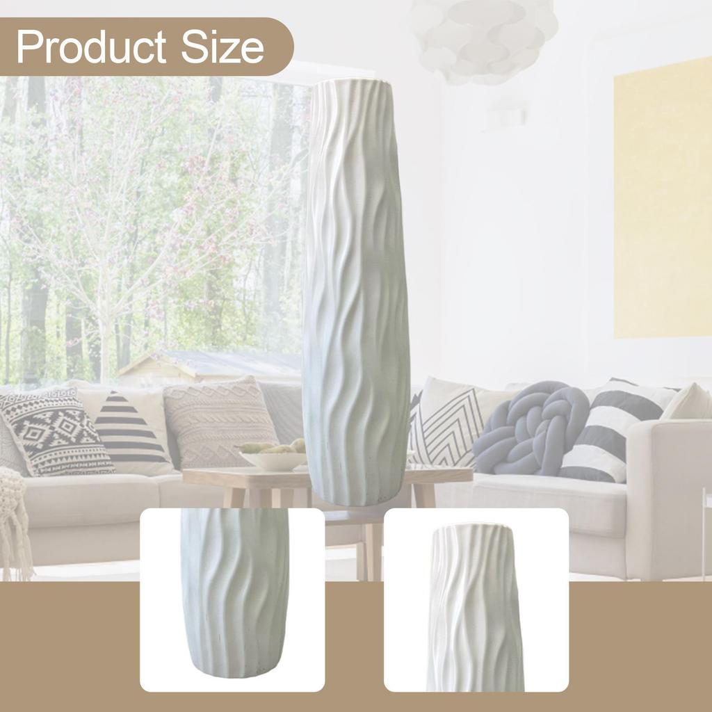 Floor Vase Gift Stylish Ornament Versatile Elegant Flower Vase Height 58cm for Office Living Room Dining Room Hotel Bedroom