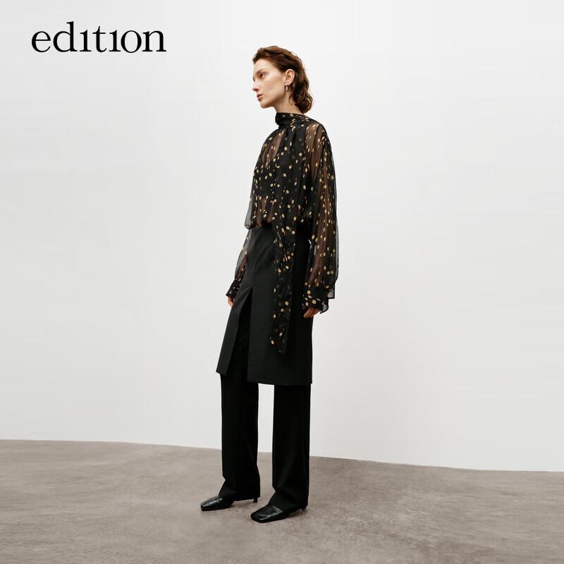 

Edition Vintage Polka Dot Silk Two-Piece Set M 165