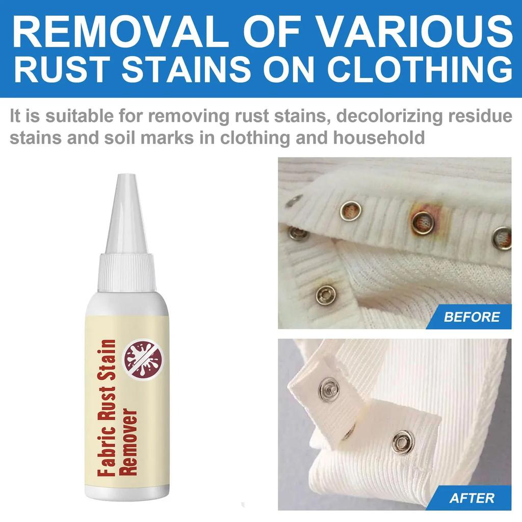 Fabric Rust Stain Remover Clothes Rusts Remover Waterless Clothing Cleaning Effective Decontamination Clothes Cleansing Agent