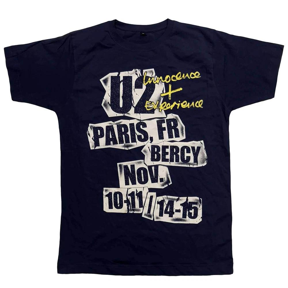 U2 Unisex Tshirt Ie Paris Event 2018 (Extour) S