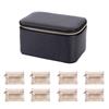 PU Leather Jewelry Organizer Case Multipurpose Jewelry Case with 8 Pockets for Sorting PU Organizers for Daily Use