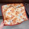 Korean Style Floral Printed Small Square Scarf Women Summer Spring Versatile Neck Scarf