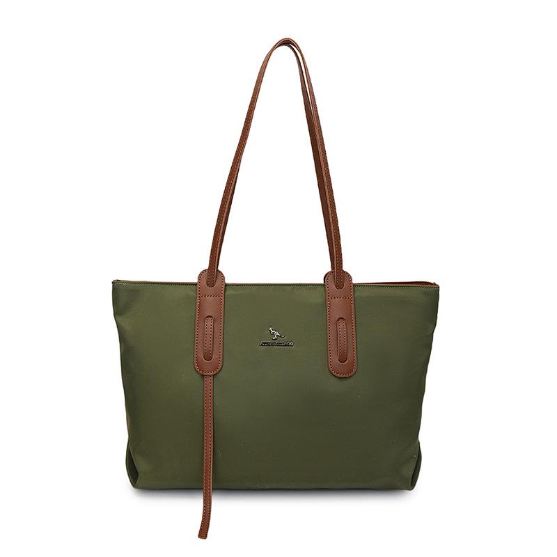 Jesienna Damska Torba Tote Dużej Pojemności - Jednolity Kolor, Wszechstronna, Modna Styl Na Ramię i Pod Ramię