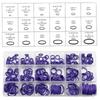 270Pcs 18Sizes Air Conditioning HNBR O Rings Car Auto Repair Tools Rubber Air Conditioning Refrigerant Ring Sets Car Tools