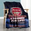 Arsenal Personalized Name Blanket Lightweight Customizable Blanket Warmthful Decor Great for Office Bedding Couch Chair All-Season Use