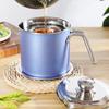 Stainless Steel Oil Filter Pot Grease Strainer Storage Tank Large Capacity Fat Separator Container Jug Can Kitchen Cooking Tools