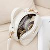Fashionable Hand-held Shell Bag, Elegant Diamond Grid Style Shell Bag, Fashionable And Simple Embroidered Shoulder Crossbody Bag