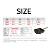 Cast iron steak frying pan uncoated non-stick household stripes