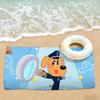 Asciugamano Cartoon Sicurezza S-Scieriffo L-Labrador Asciugatura Bagno Applicabile a Nuoto Leggero Campeggio Yoga Spiaggia Fuori